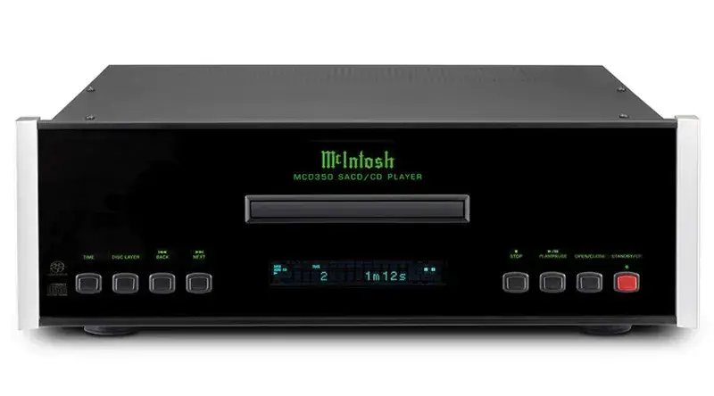 Mặt trước của Đầu SACD/CD McIntosh MCD350