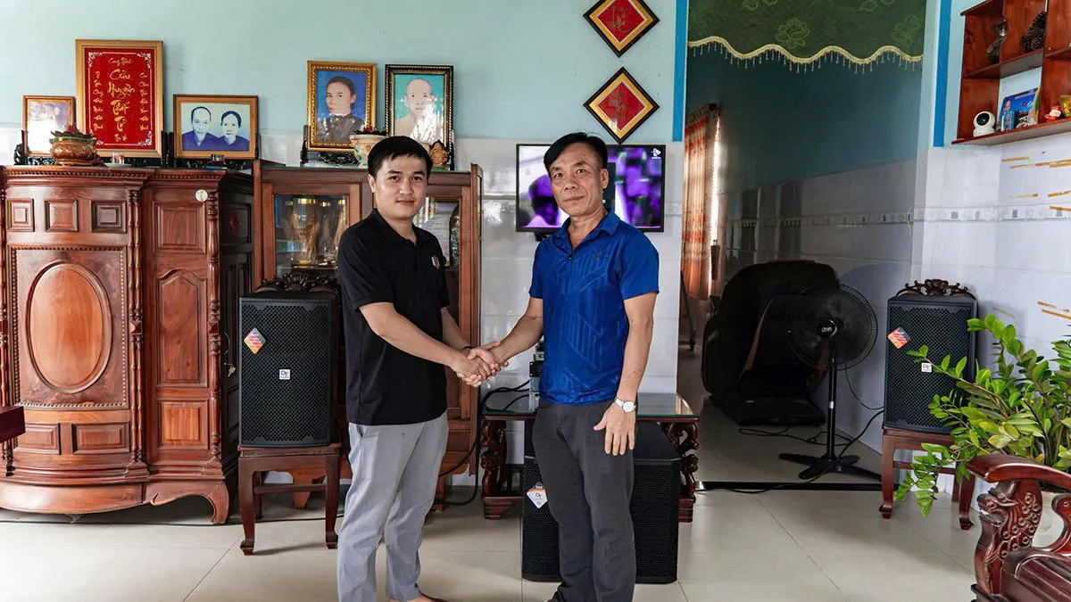 Trường Thành Audio lắp đặt Dàn karaoke DT TT468: (DT D2000, Vatasa T900 New, Vatasa V8 Pro, Vatasa VA-4600, DT Delta115, Vatasa P9 Limited) cho anh Hiền