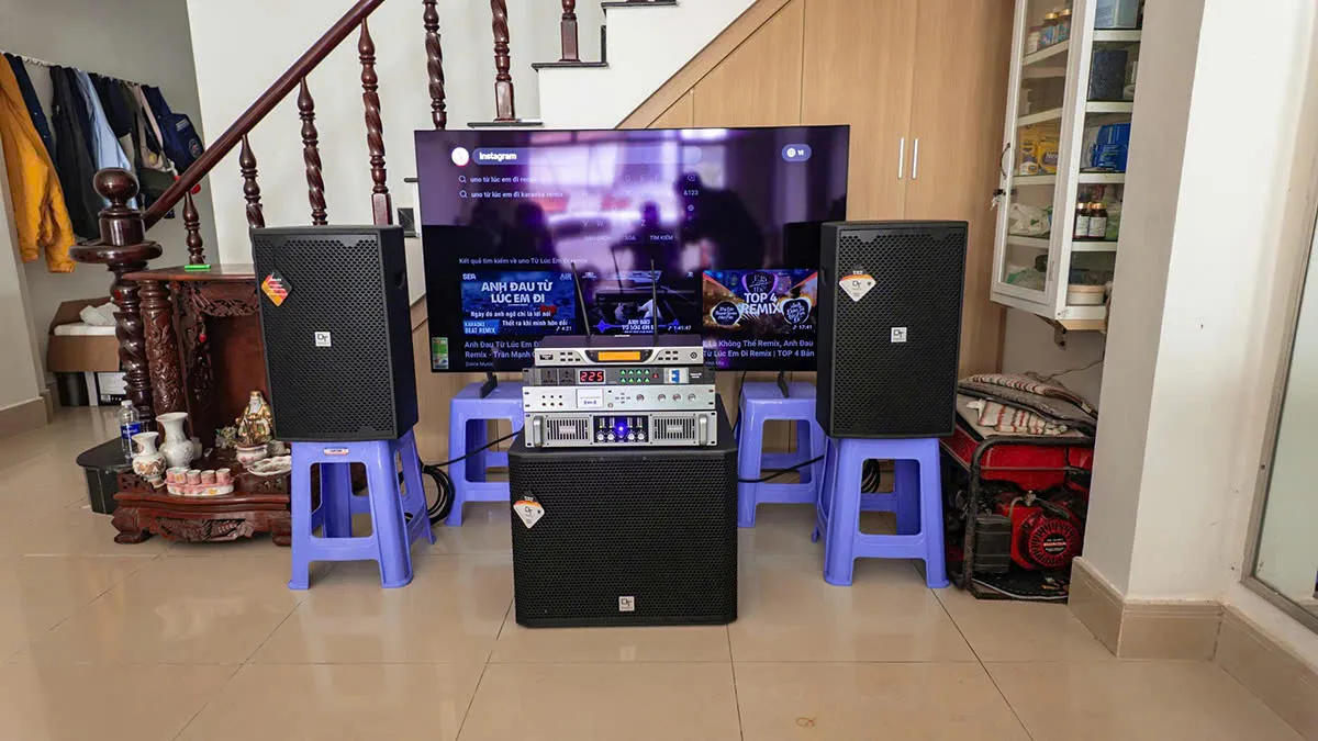 Lắp đặt Dàn karaoke DT TT468: (DT D2000, Vatasa T900 New, Vatasa V8 Pro, Vatasa VA-4600, DT Delta115, Vatasa P9 Limited)