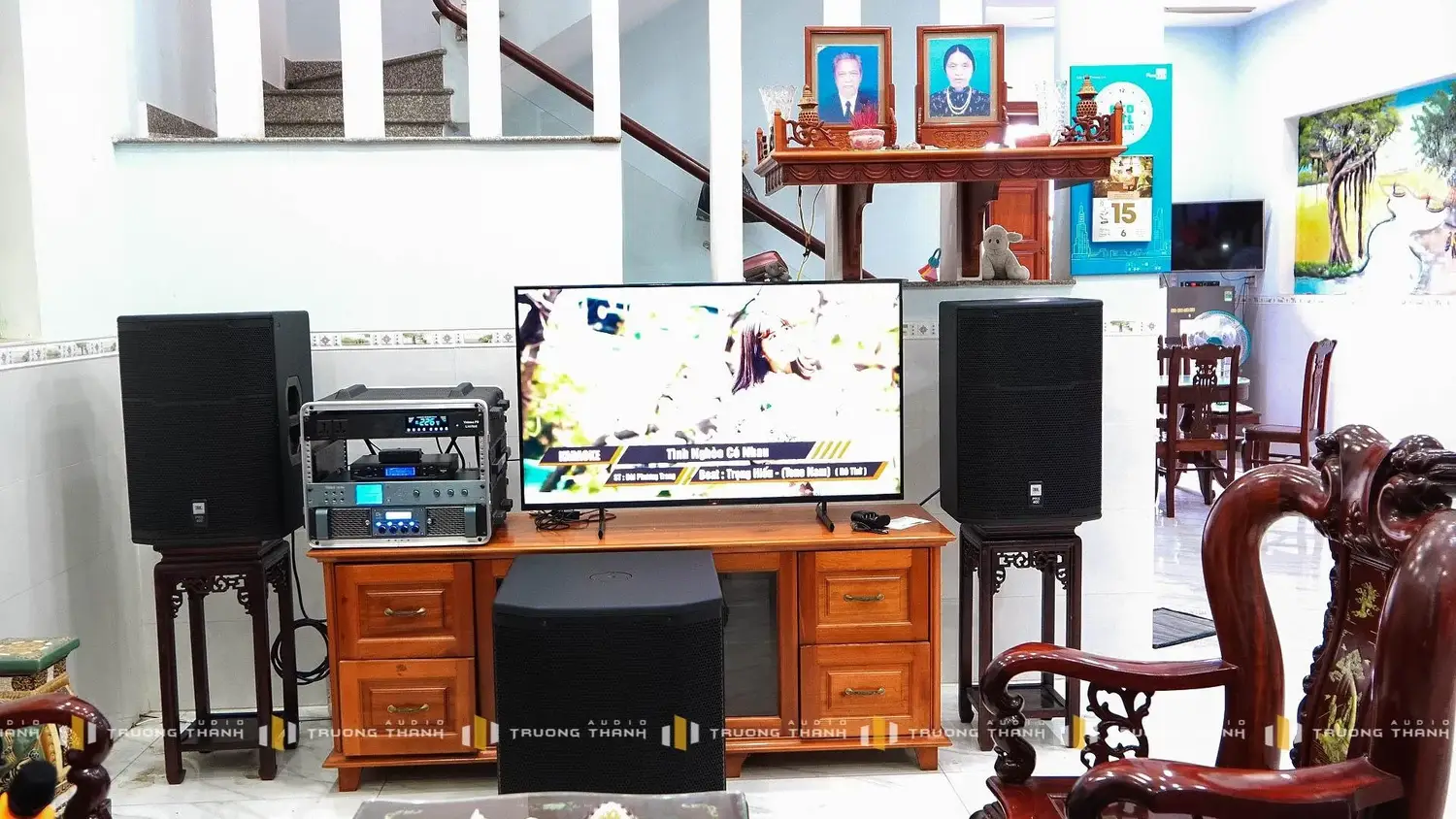 Ảnh sản phẩm Dàn karaoke JBL TT305: (JBL PRX 415M, Vatasa T10, Vatasa V8Pro, DT Lion406, JBL PRX 418S, Vatasa P9 Limited) 2