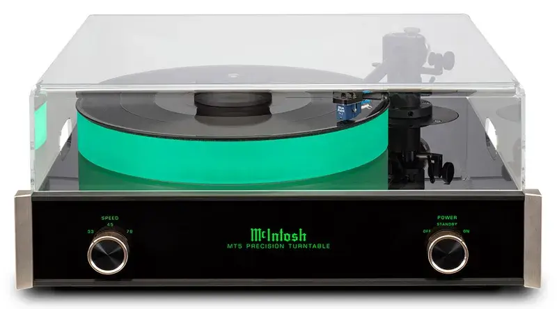 Mặt trước của Đầu đĩa than McIntosh MT5