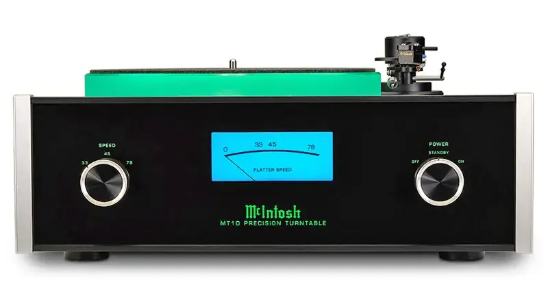 Mặt trước của Đầu đĩa than McIntosh MT10