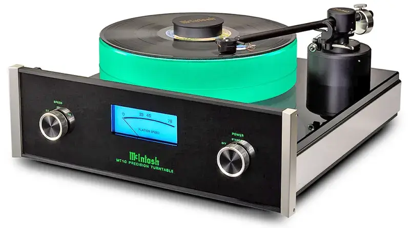Mặt bên phải của Đầu đĩa than McIntosh MT10