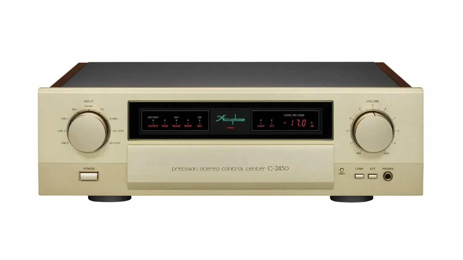 Mặt trước của PRE AMPLY ACCUPHASE C-2450