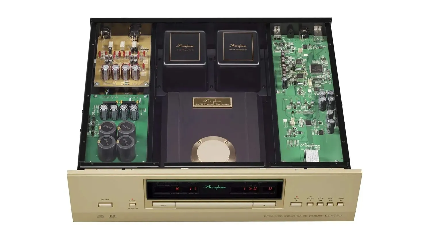 Mặt trong của Đầu CD Accuphase DP-750