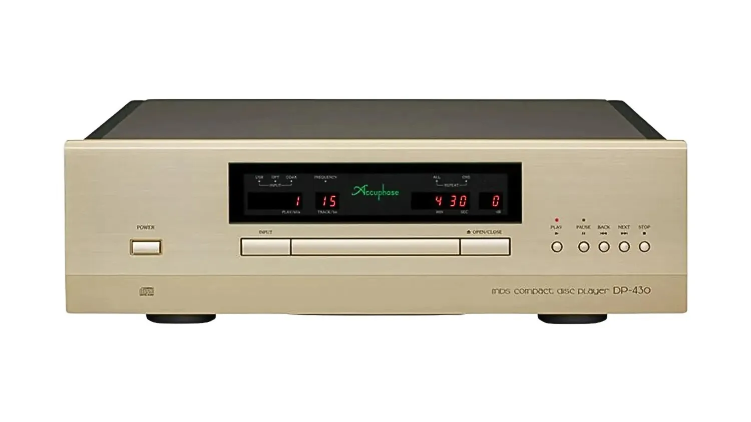 Mặt trước của Đầu CD Accuphase DP430