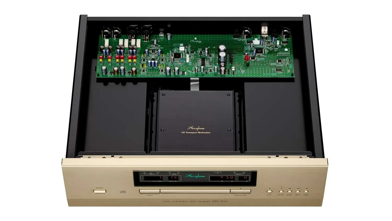 Mặt trong của Đầu CD Accuphase DP450