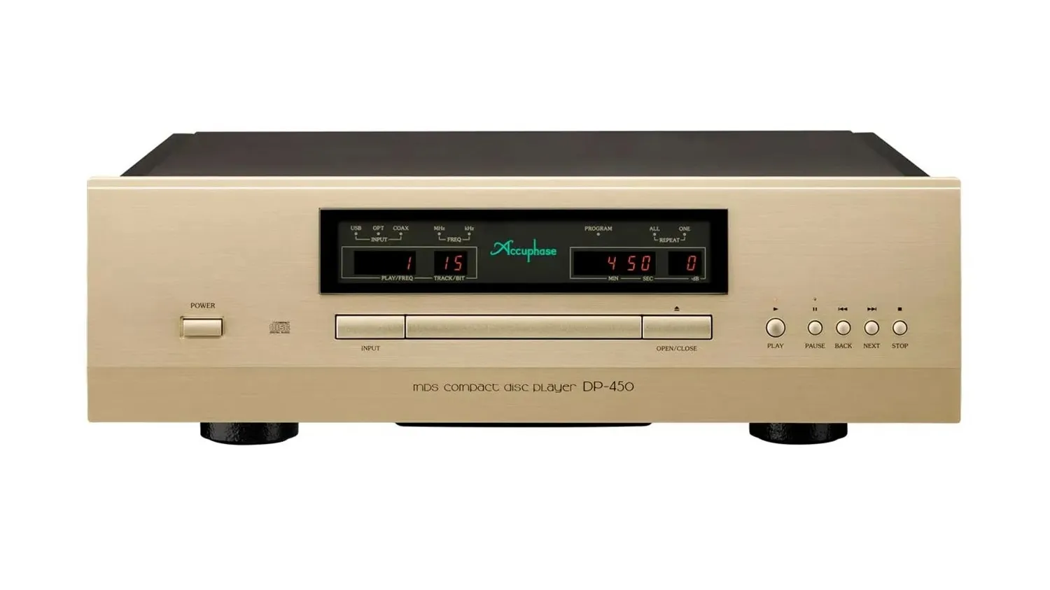 Mặt trước của Đầu CD Accuphase DP450
