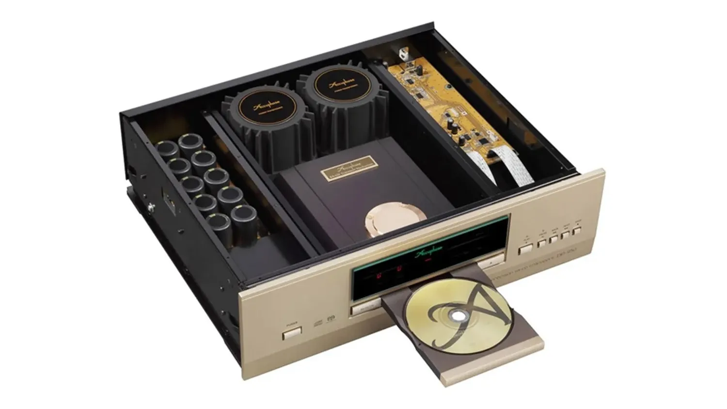 Mặt trong của Đầu phát CD AccuphaseDP-950