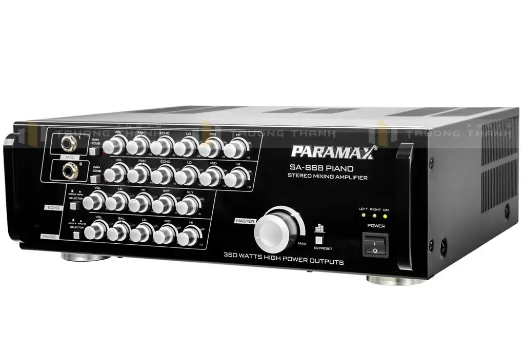 Amply Paramax SA-888 Piano New mặt nghiêng