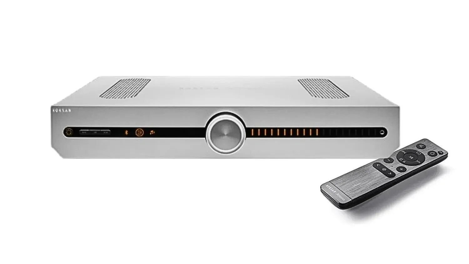 Mặt trước của AMPLY ROKSAN ATTESSA kèm remote