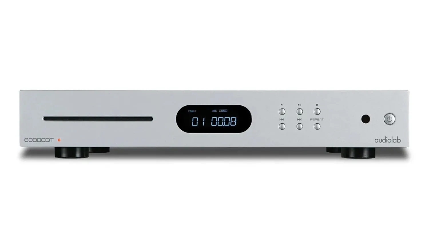 Mặt trước của Đầu CD Audiolab 6000CDT màu trắng