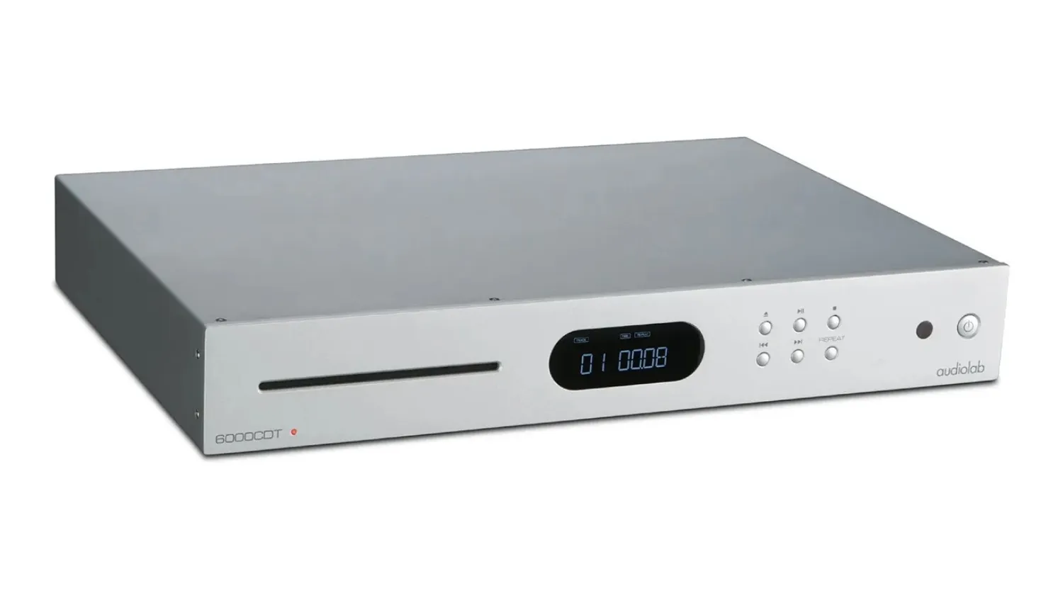 Mặt bên trái của Đầu CD Audiolab 6000CDT màu trắng