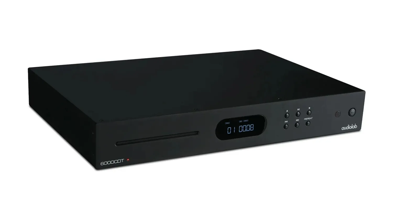 Mặt bên trái của Đầu CD Audiolab 6000CDT màu đen
