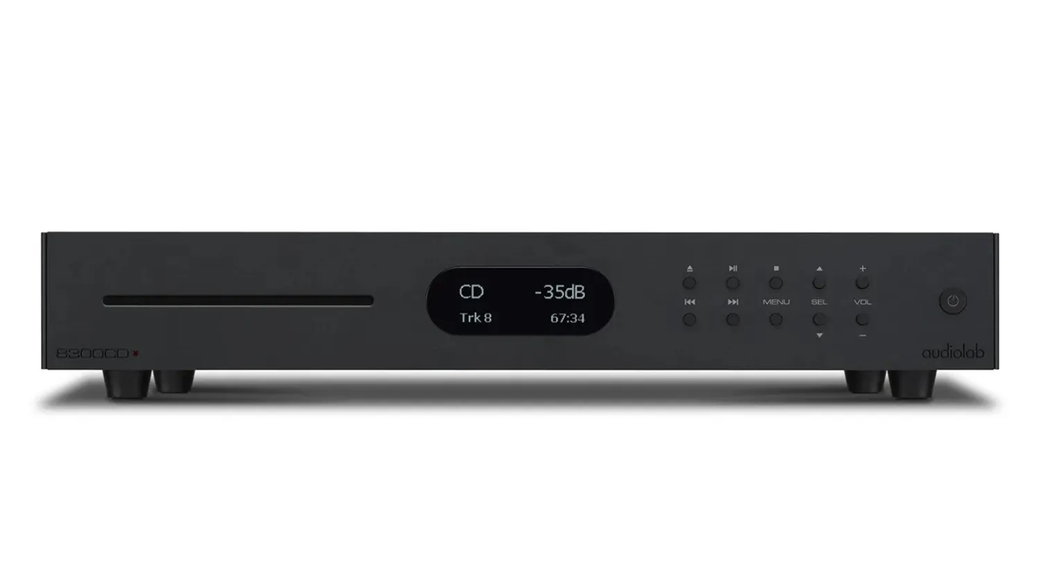 Mặt trước của Đầu CD Audiolab 8300CD màu đen