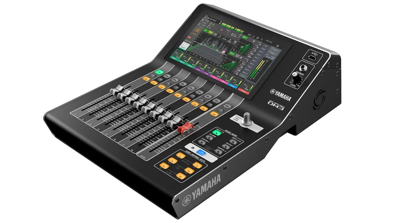 Mặt nghiêng bên phải của Bàn mixer Yamaha DM3S