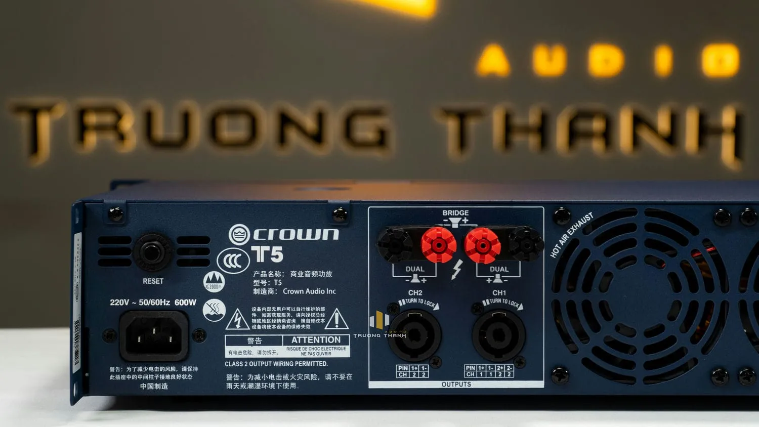 Ảnh sản phẩm Cục đẩy công suất Crown T5 (Harman Mỹ) 9