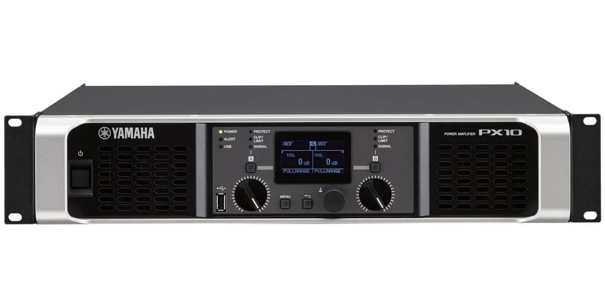 Cục đẩy Yamaha PX10 mặt trước