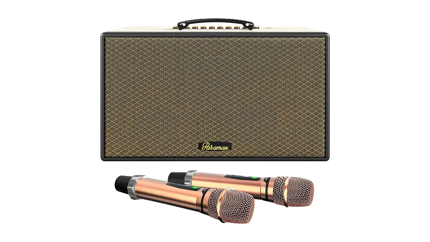 Loa Karaoke Di Động Paramax Aura  trắng micro