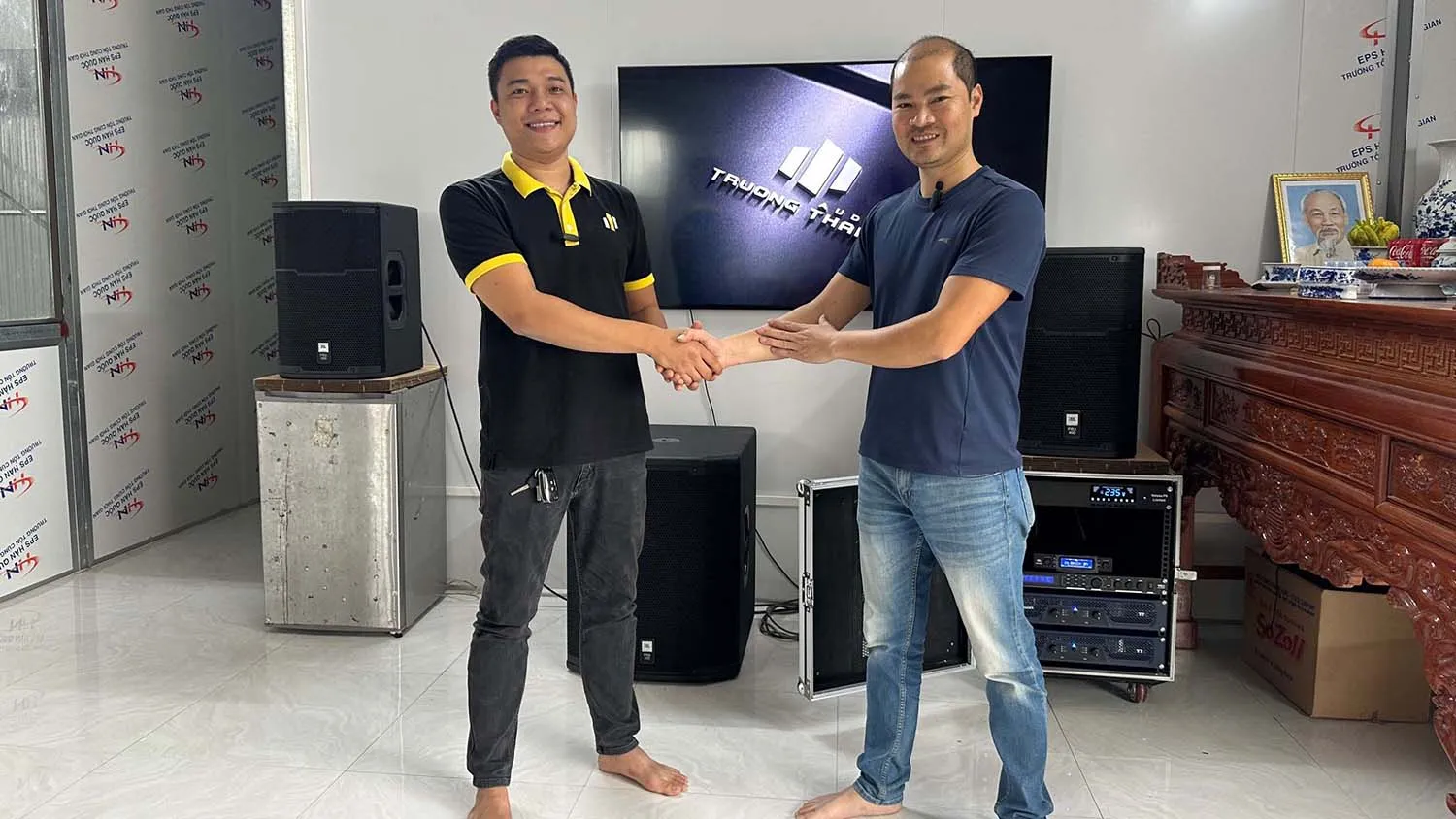 Lắp đặt dàn Loa JBL PRX 412M 2