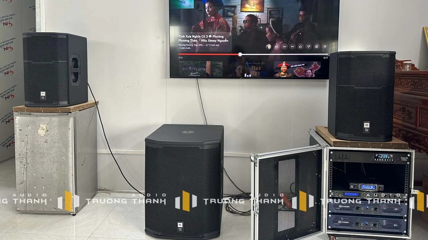 Lắp đặt dàn Loa JBL PRX 412M 3