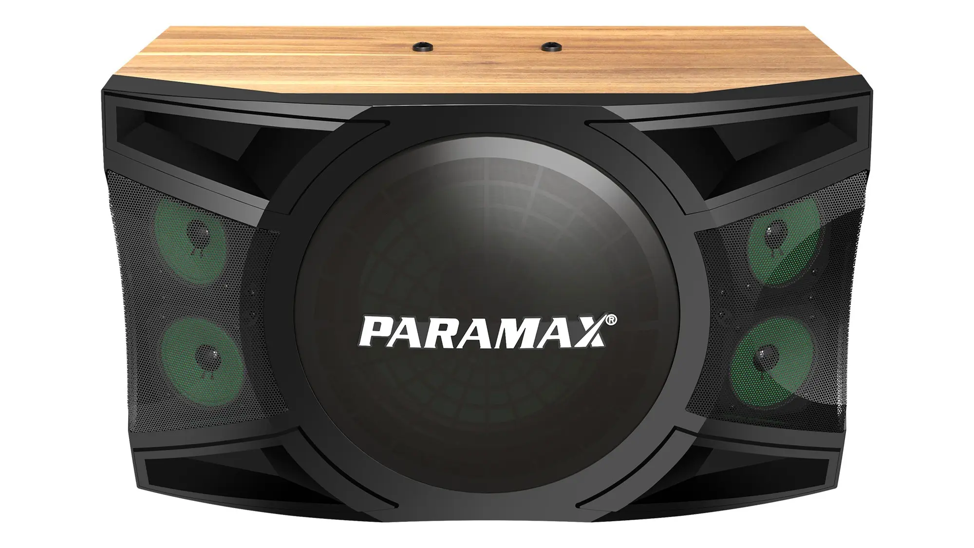 Loa Karaoke Paramax P-1500 mặt trước vân gỗ