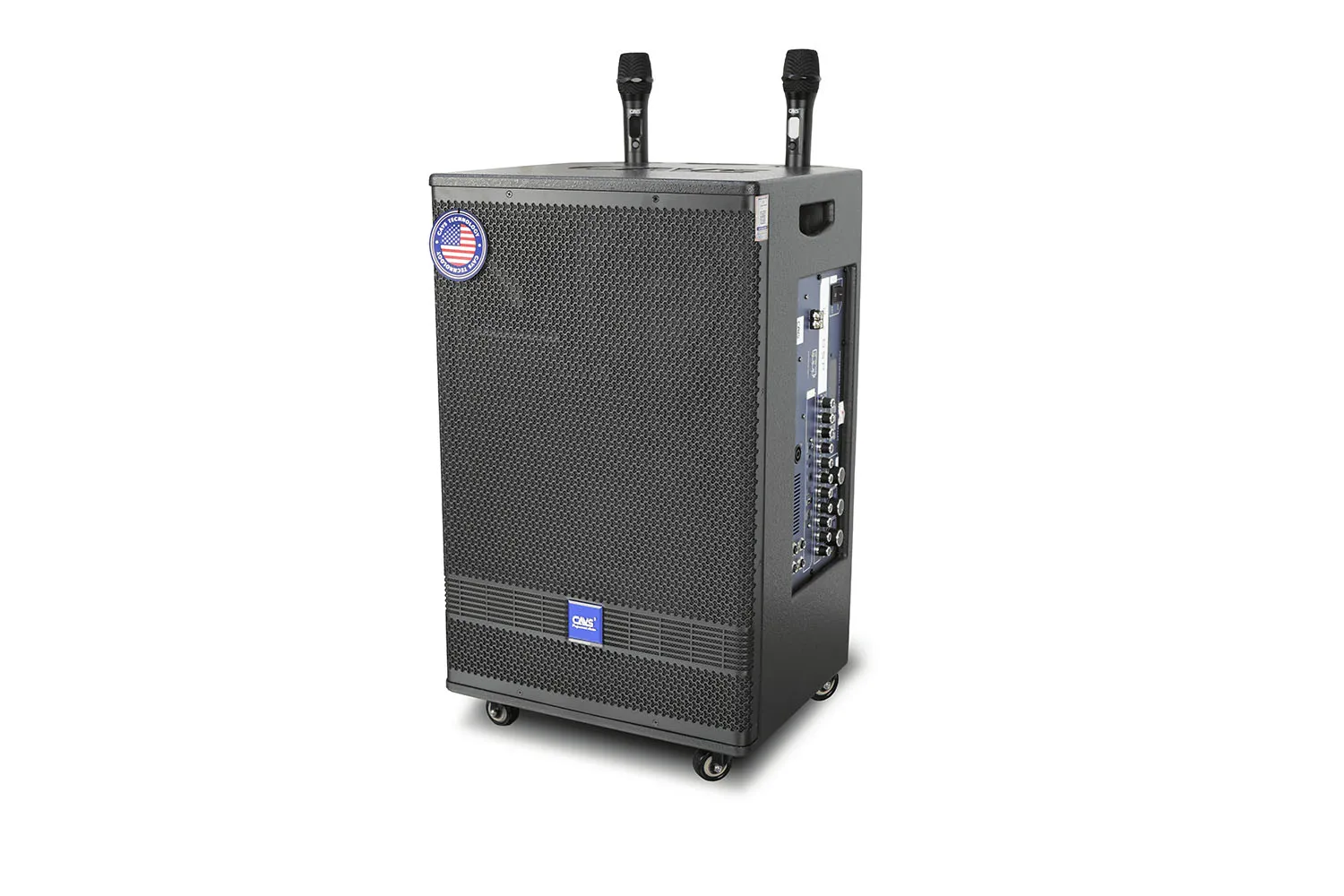 Loa Kéo Di Động CAVS PS15 bass 40cm mặt nghiêng