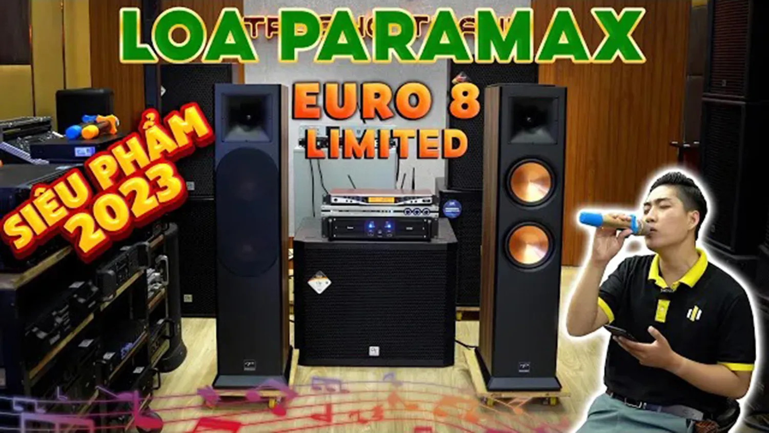 Siêu Phẩm loa paramax Euro 8 limited