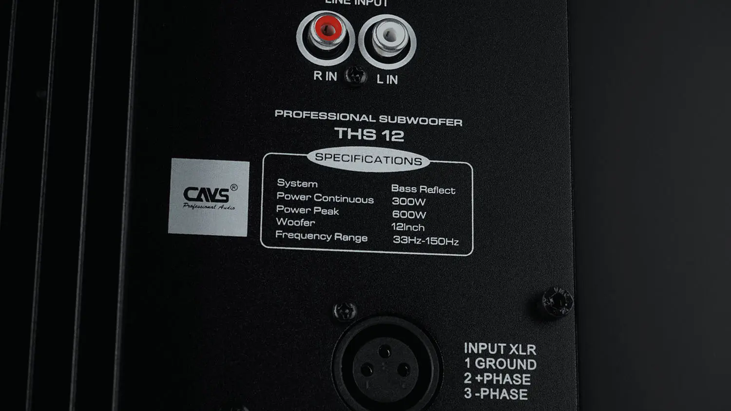 Loa Sub Điện CAVS THS12 VERSION 2 thông số kỹ thuật