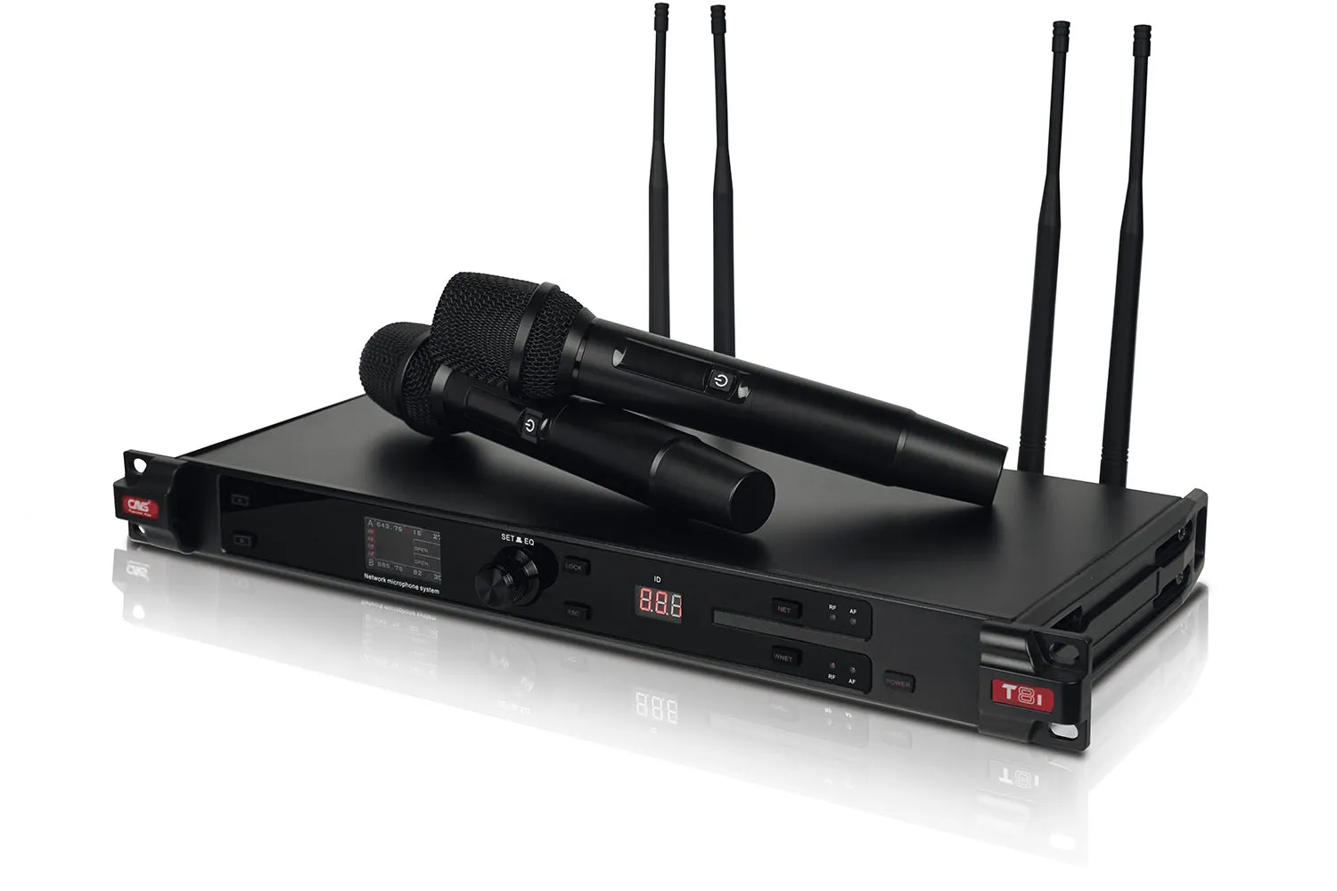 Micro Không Dây CAVS T8i mặt nghiêng