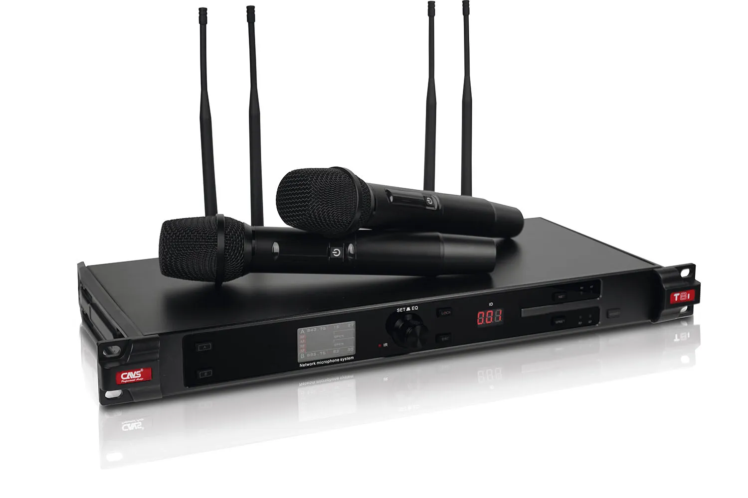 Micro Không Dây CAVS T8i mặt nghiêng 1