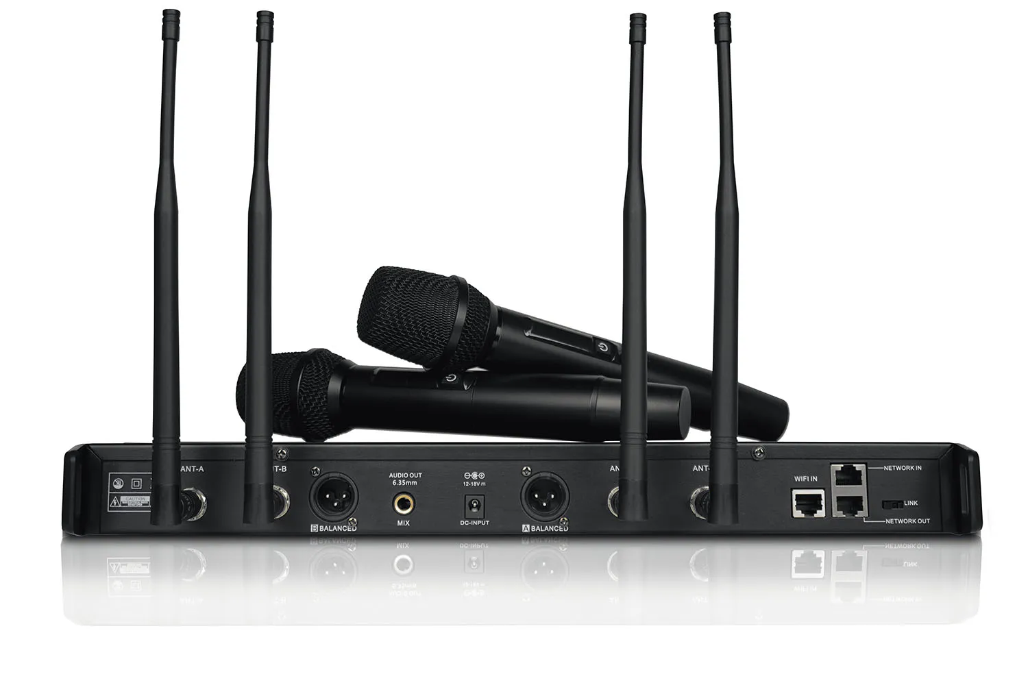 Micro Không Dây CAVS T8i mặt sau