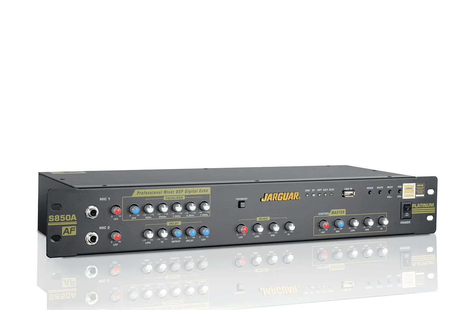 Vang cơ Jarguar S850A Platinum mặt nghiêng