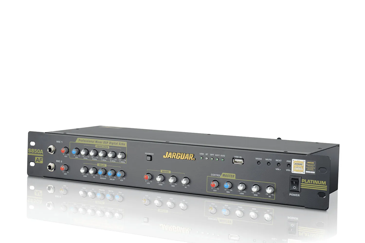 Vang cơ Jarguar S850A Platinum mặt nghiêng 1