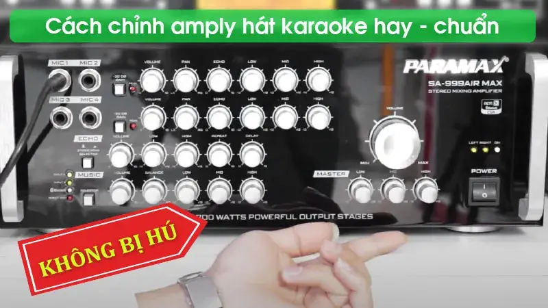 cách chỉnh amply jarguar