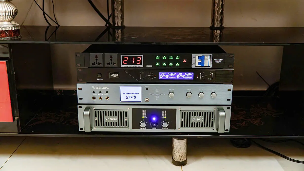 bộ xử lý thiết bị của Dàn karaoke CAVS TT343: (CAVS C12, Vatasa T500, Vatasa V6 Pro, Vatasa VA-2600, CAVS CS115, P9 Luxury)