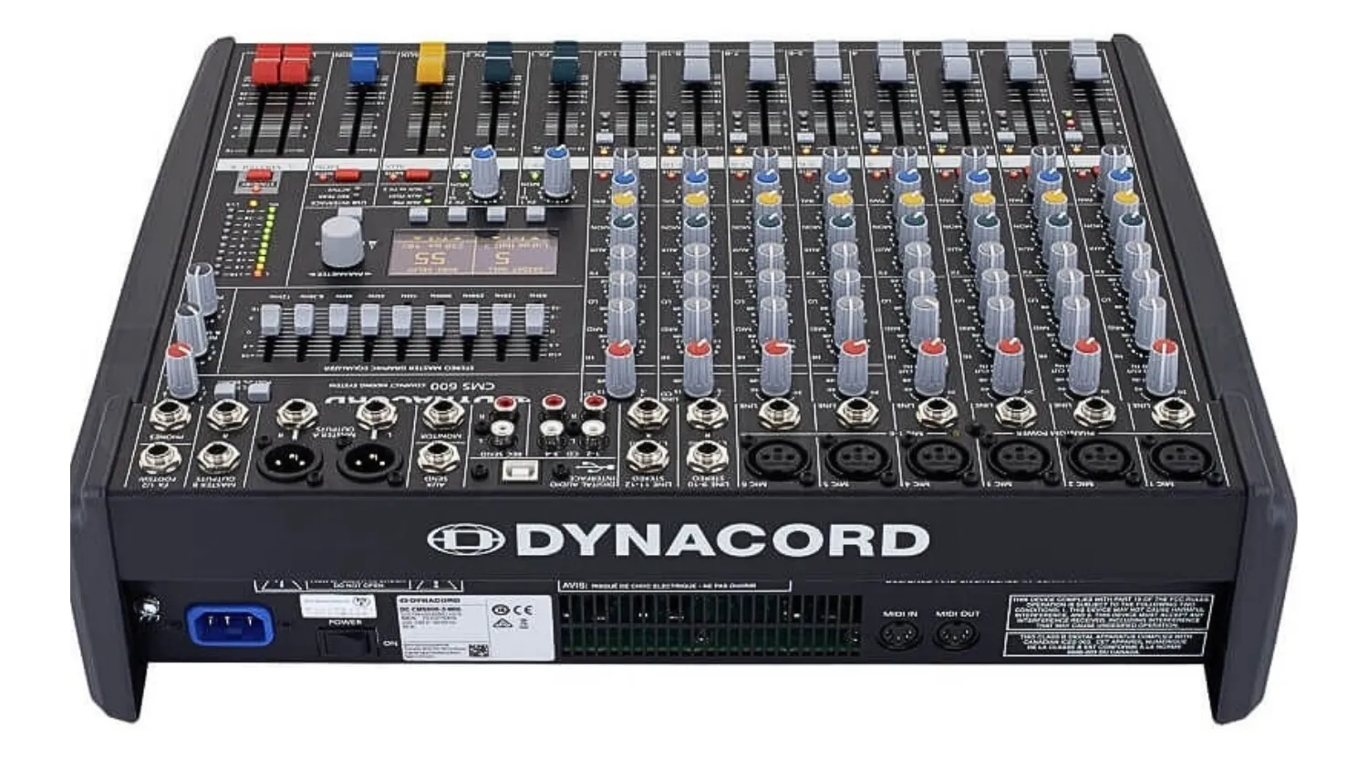 Mặt nghiêng của Mixer Dynacord CMS600