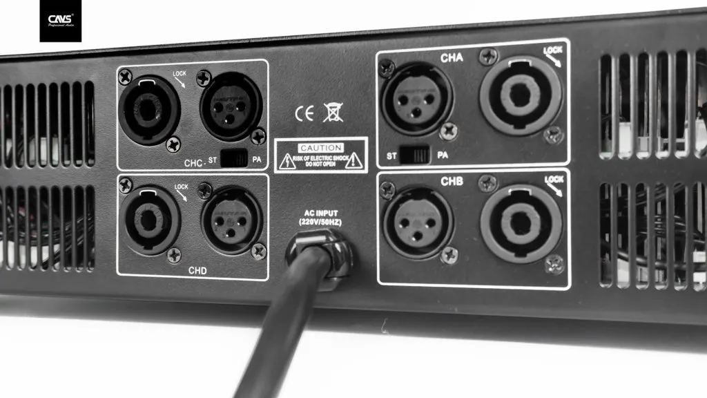 Cổng kết nối của Cục đẩy công suất CAVS DG41000