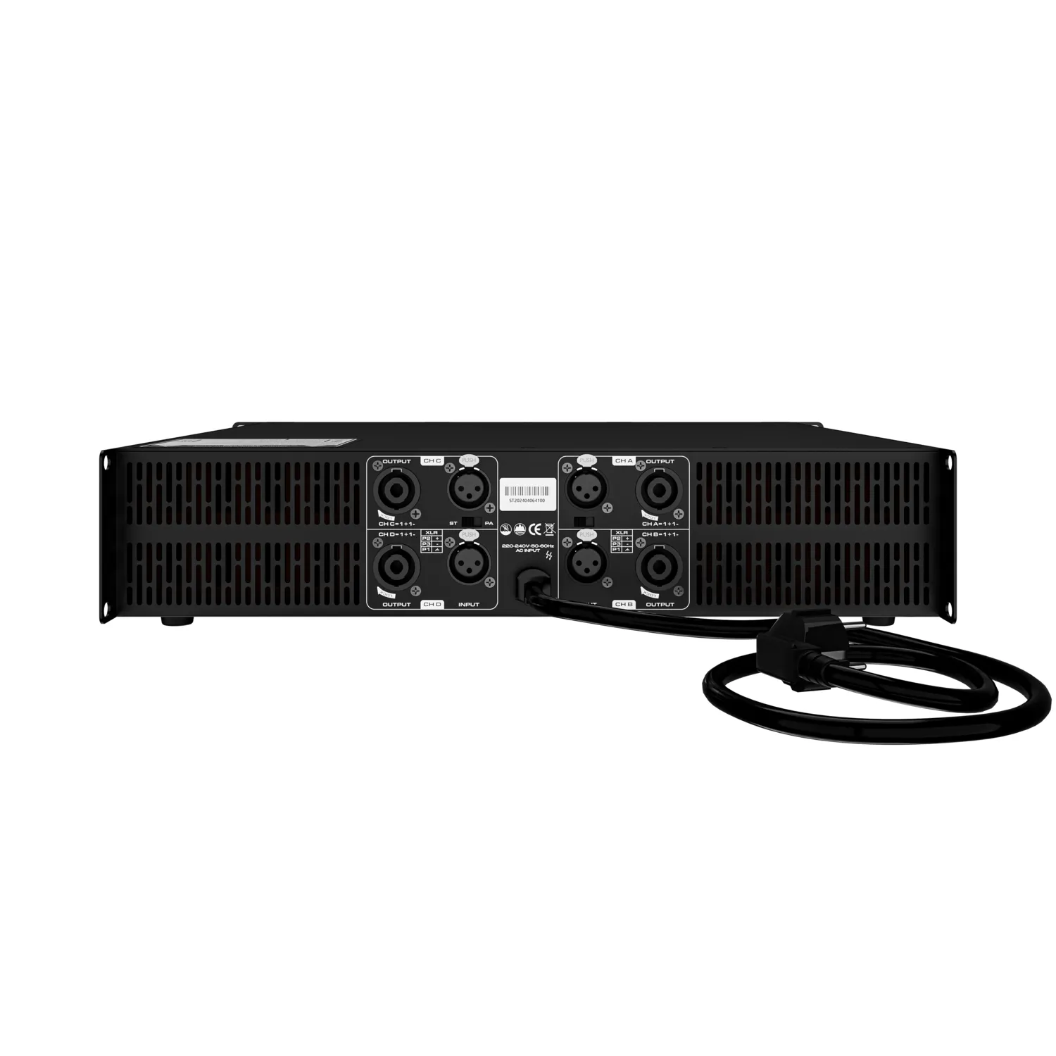 Mặt sau của Cục Đẩy Công Suất Vatasa DKS1004 NEW