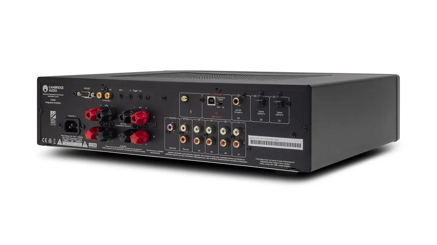 Mặt bên phải của AMPLY CAMBRIDGE CXA 61