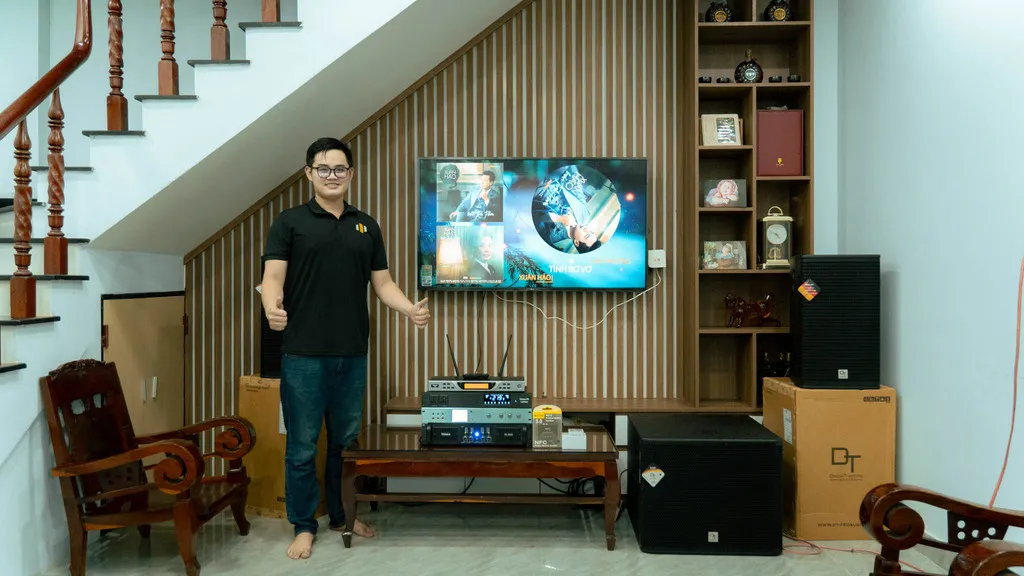 Trường Thành Audio lắp đặt Dàn karaoke DT TT381