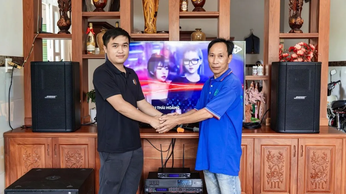 Trường Thành Audio lắp đặt Dàn karaoke Bose TT452: (Bose ShowTime SK12, Vatasa T10, JBL VX9, Vatasa DKS1004 New, Vatasa P9 Limited)