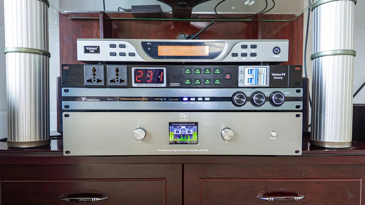 Bộ xử lý tín hiệu của Dàn karaoke DT TT436: (DT D2000, Vatasa T900 New, Vatasa V6 Pro, DT DH-208, CAVS CS115, Vatasa P9 Luxury)