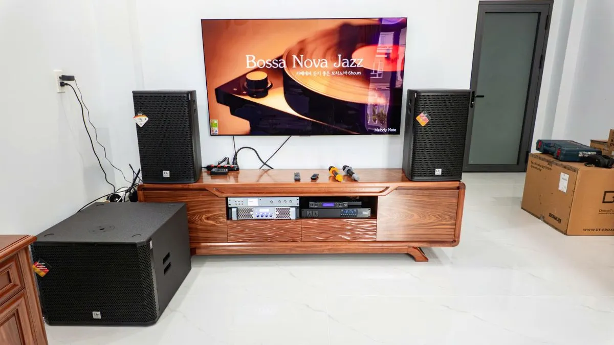 Ảnh sản phẩm Dàn karaoke DT TT458: (DT Alpha12, Vatasa T10, Vatasa V8 Pro, DT Lion406, DT Delta115, Vatasa P9 Limited) 1