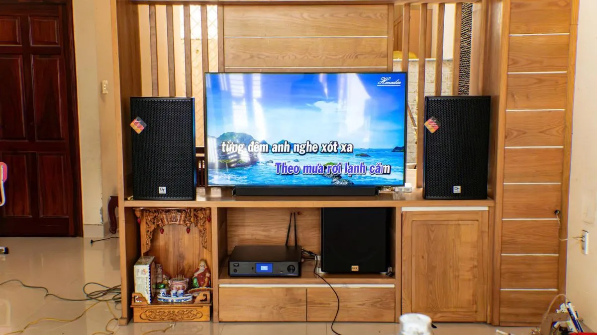 Hoàn thiện Dàn karaoke DT TT462: (DT Radius-12Pro, Vatasa HC600, Nex 12)