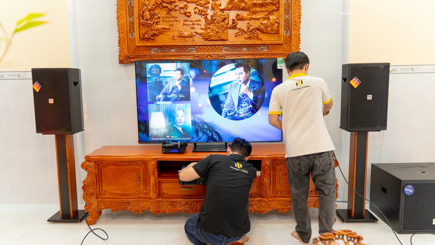 Trường Thành Audio lắp đặt Dàn karaoke DT TT378 2