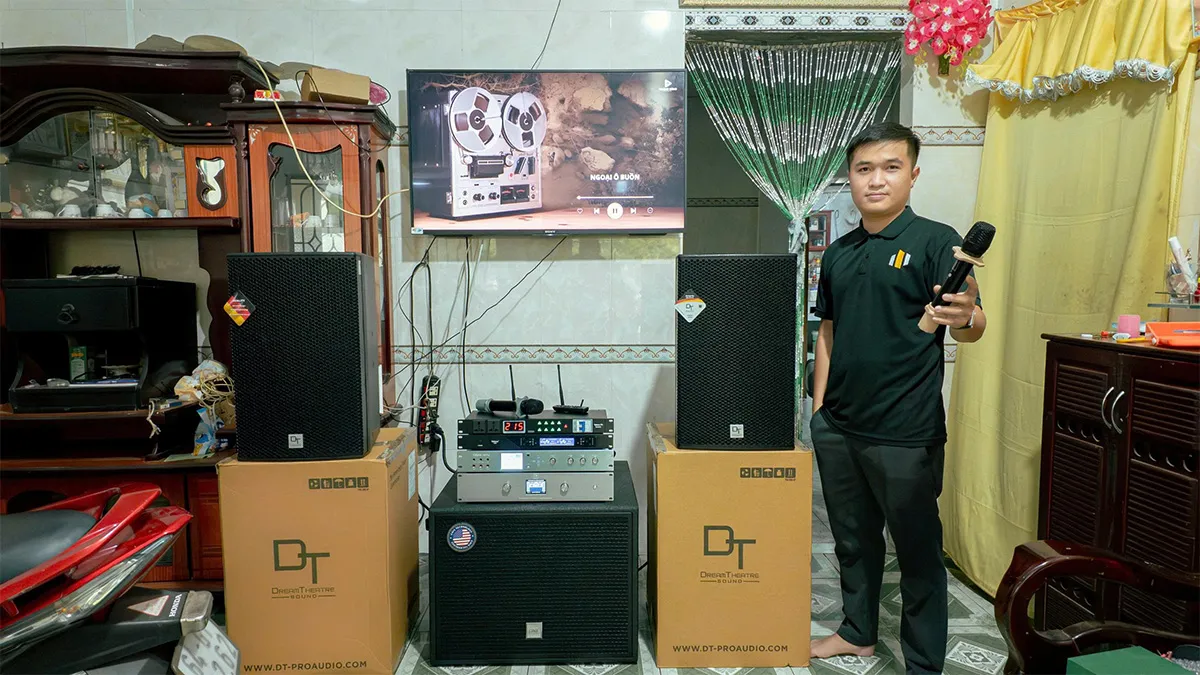 Trường Thành Audio lắp đặt Dàn karaoke DT TT434 miễn phí