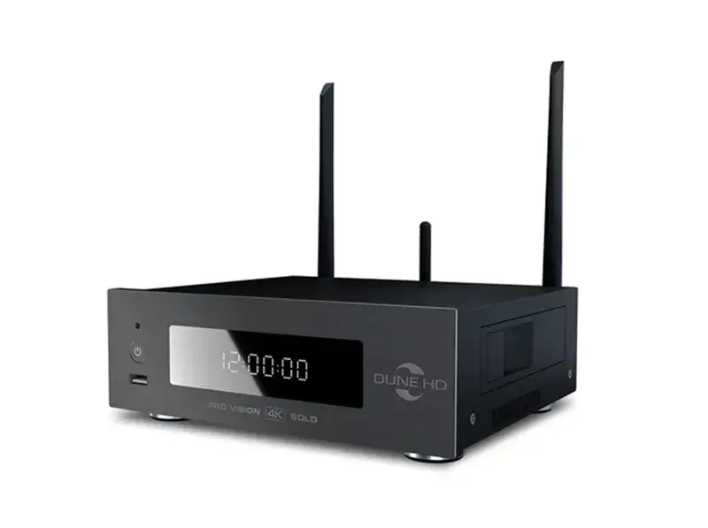 Mặt bên của Combo Đầu Dune HD Pro Vision 4K Solo + Ổ Toshiba 4TB S300
