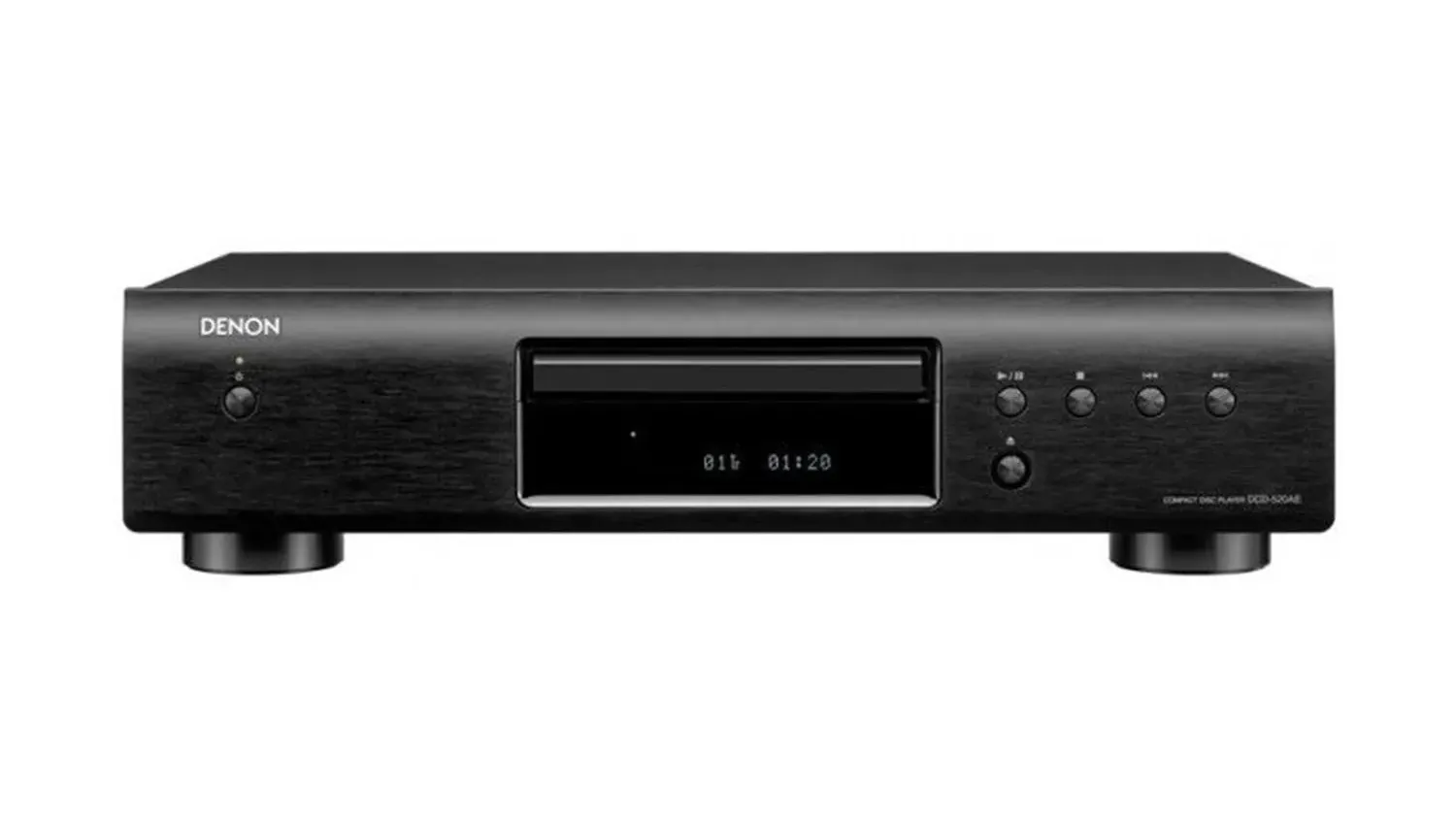 Mặt trước của Đầu Denon DCD-520AE màu đen