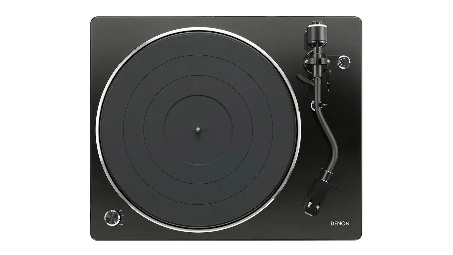 Mặt trên của Đầu đĩa than Denon DP-400